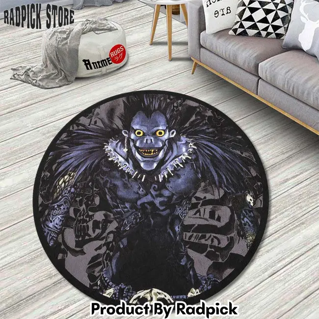 Ryuk poster style round rug custom death note anime circle carpet  rp5959484